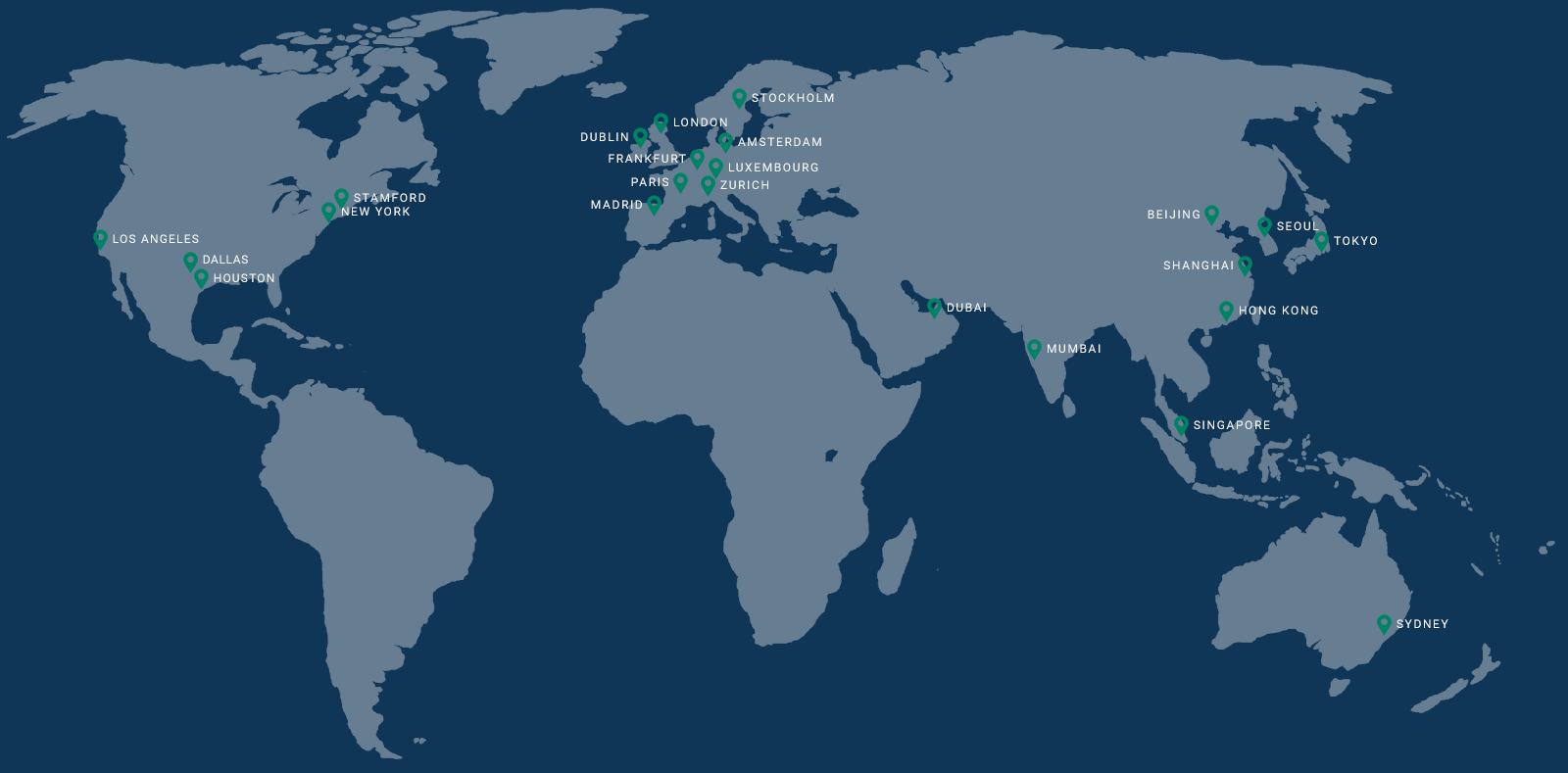global-presence-map